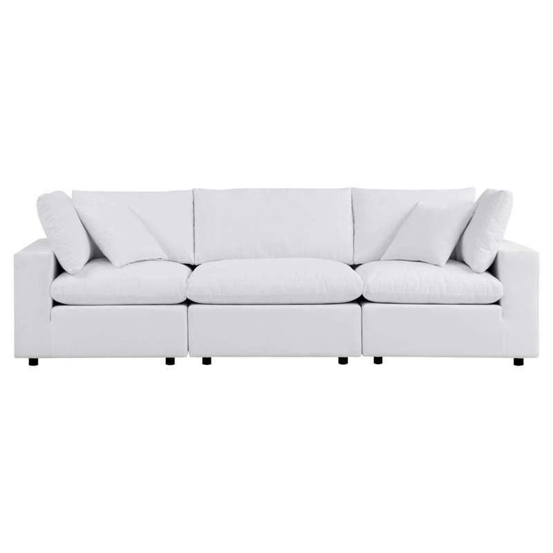 Canapé d'extérieur Commix Sunbrella par Modway, Sunbrella® blanc