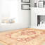 Tapis décoratif en laine noué à la main de conception unique 6 pi 1 po x 9 pi 2 po noué à la main new age pakh