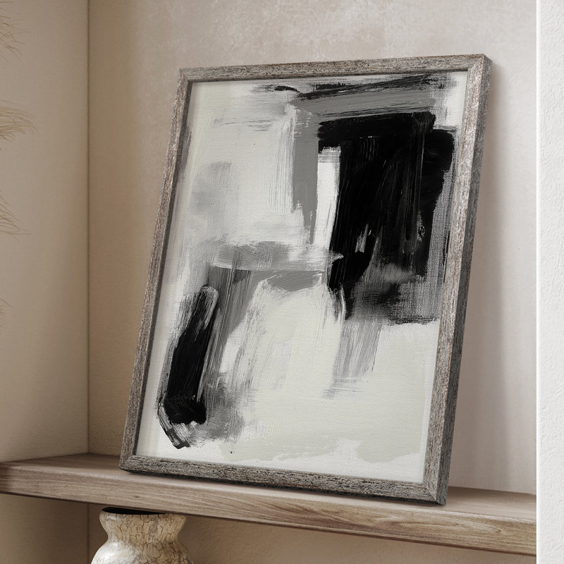 ABSTRACT Series DCCLXXII Framed Print - Solid Wood, 11" H x 9" W