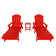Ensemble de chaises longues inclinables 77,6 po avec table Juengel