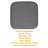 Charlotte Jacquard Memory Foam No Slip Back 16" x 16" Chair Pad Cushion-620706218-620706217