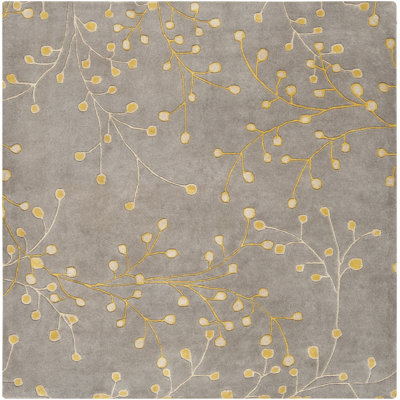 Elsberry Hand Tufted Wool Floral Indoor Rug