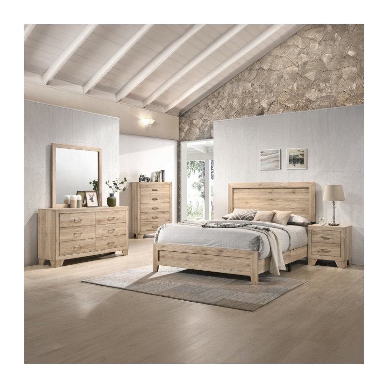 Miroir Miquell, Bois naturel