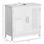 Armoire sous-lavabo moderne avec 2 portes Kleankin