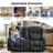 Manual Reclining Loveseat Sofa With Center Console, Cup Holders And LED Lights - Overstuff Seat-807406443