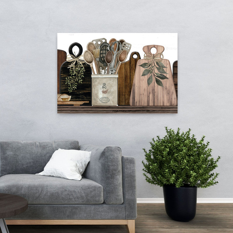 Planches à découper II, art contemporain rustique, H 32 po x l 48 po