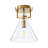 Burstyn 1-Light Modern Metal & Glass Flush Mount Ceiling Light for Hallway