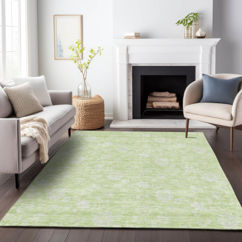 Tapis en aloès Prisco lavable à la machine de qualité supérieure, Rectangulaire 3 pi x 5 pi