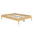 Sleek Simple Style Bed Frame with Engineered Support Slats and Hassle-Free Construction-2093333074