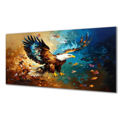 Soaring Eagle Freedom II - Animals Metal Wall Decor, Eagle Metal Print