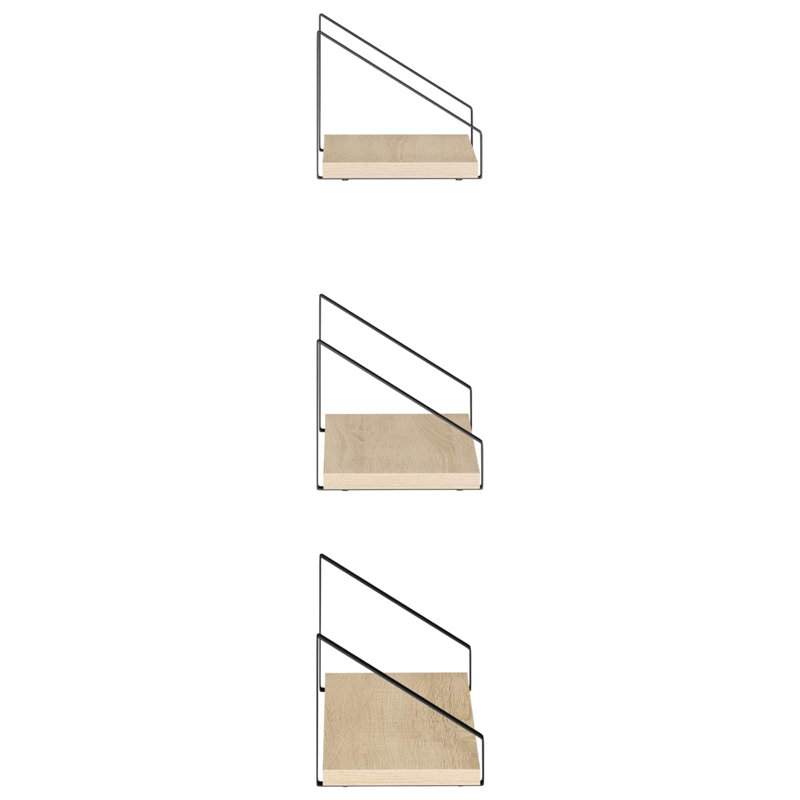 6 -Piece Steel Floating Shelf