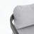 Aluminum Outdoor Dining Chairs with Grey Cushions, Set of 2-1101370258