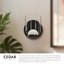 Cedar 1 - Light LED Armed Sconce-837304564