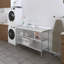 Table de préparation en acier inoxydable avec dosseret de 1,5 po et 2 tablettes inférieures-90296792