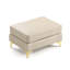 Canapé Chesterfield modulaire 3 places avec capitonnage à boutons fait à la main