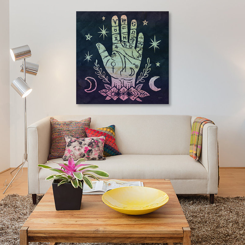 « mystical halloween bijoux i », impression sur toile, H 12 po x l 12 po x P 1,5 po, Toile tendue, Pas de tapis