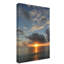 « vertical coucher de soleil », reproduction de photo sur toile tendue-33542052