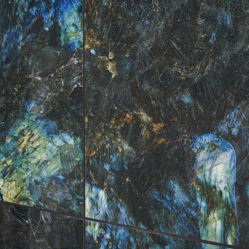 Jewel Onyx 24X48 Polished Porcelain Tile, Labrodorite