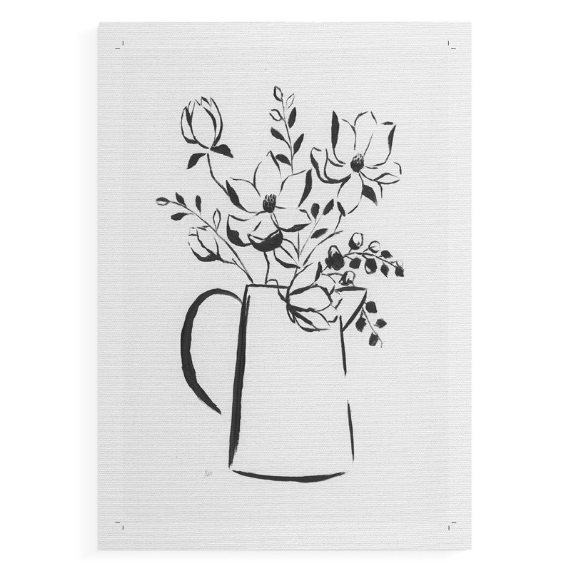 Sapery Bouquet I - Impression sur toile seulement - NON-CADRE, H 18 po x l 12 po