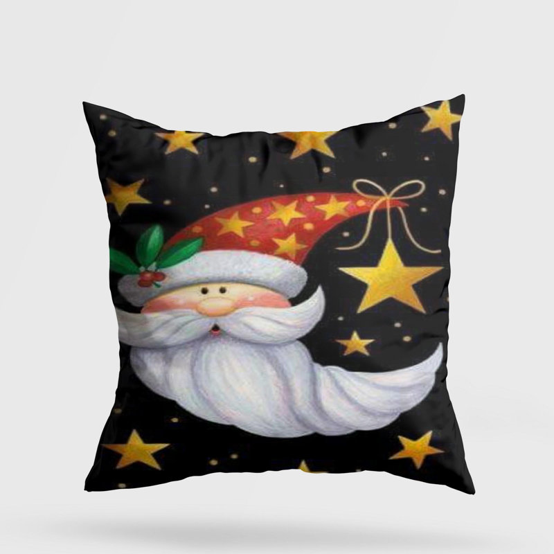 Coussin lavable de qualité supérieure, 17,0 x 17,0 pouces, 50% coton / 50% polyester, rembourrage en silicone, fermeture à glissière dissimulée | Doux, confortable et repassable | Parfait pour la décoration intérieure, le salon et la chambre à cou