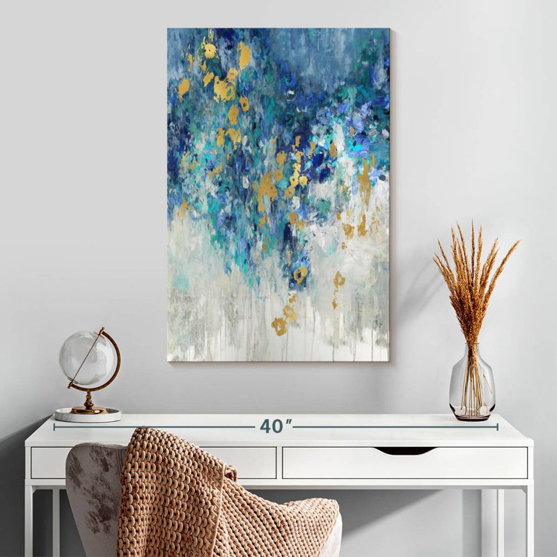 Avery Cascading Blues II, 30" H x 20" W