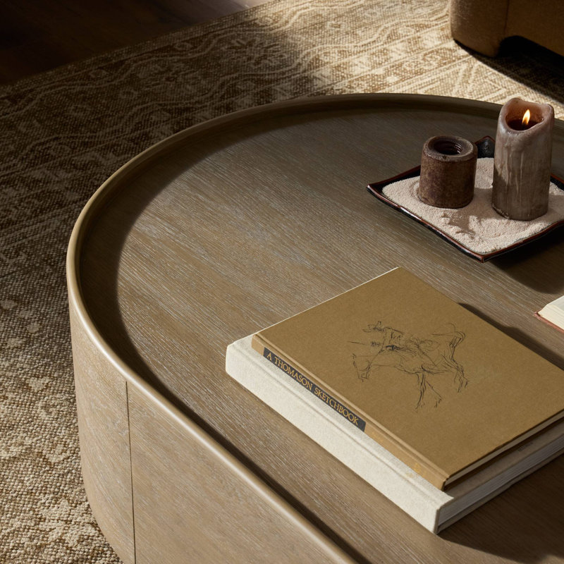Kafta Coffee Table-Warm Natural Flat Oak