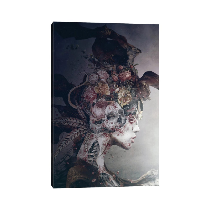 Broken Queen by Riza Peker - Wrapped Canvas Print, 20.32 cm H x 30.48 cm W