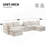 Modular Sofa with Ottomans and Functional Console_Sofa_Modular_N723S016-1101009088