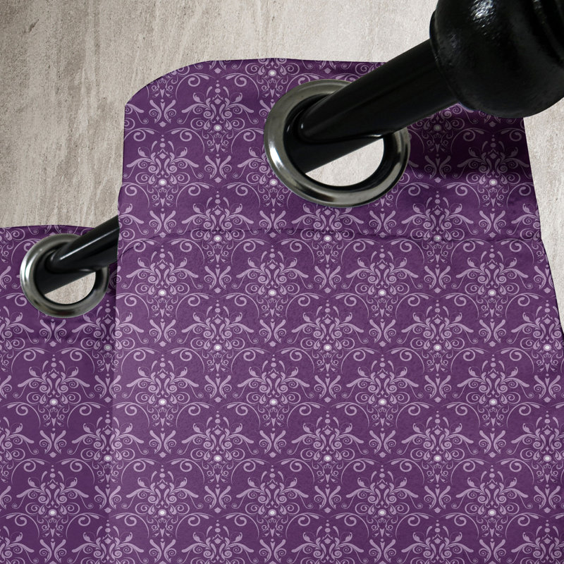 Sateen Blackout Curtain Pair, 50" W x 84" L