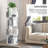 Hildelind 51.2-63.6"H 360° Rotating Bookcase, Storage and Display Bookshelf for Home Office and Living Room-869285683-807166168