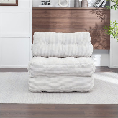 Canapé-lit pliant, canapé-lit convertible avec matelas pliable à coussins avec dossier, chaise-lit pliable portatif, canapé-lit confortable pour salon, chambre simple