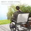 Ensemble de 2 fauteuils oscillants oscillants Outsunny Porch-532389014