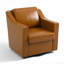 Bronnen Big And Wide Upholstered Cushion Swivel Armchair with Removable Back and Seat Cushion-679045638-679045632