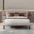 Arcola Upholstered Platform Bed with Side Table-1001453417-1001453414