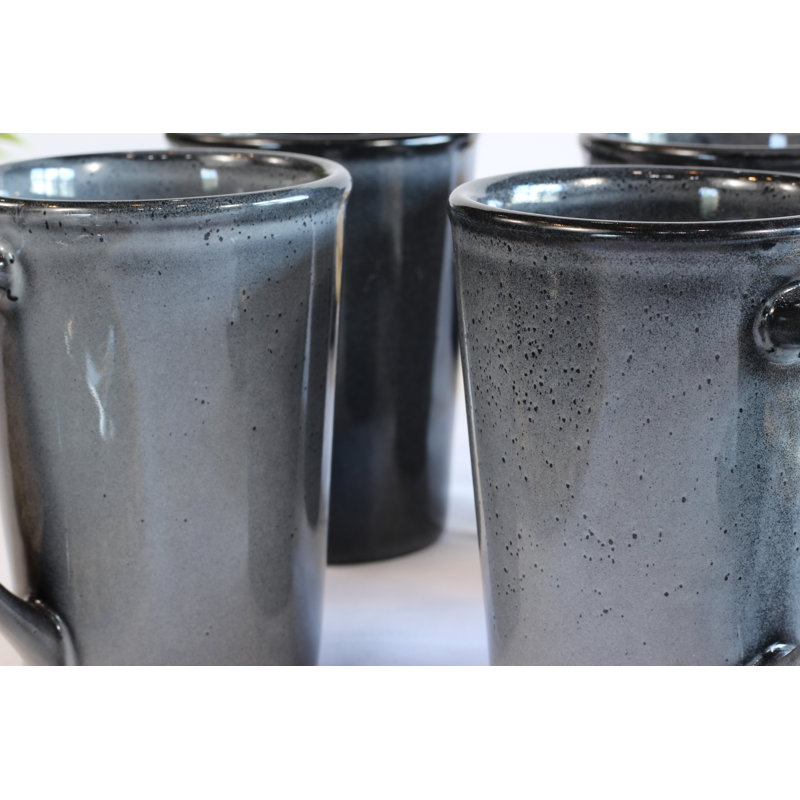 Ensemble de grandes tasses à café en céramique 8 pièces Denali, Ensemble de 8