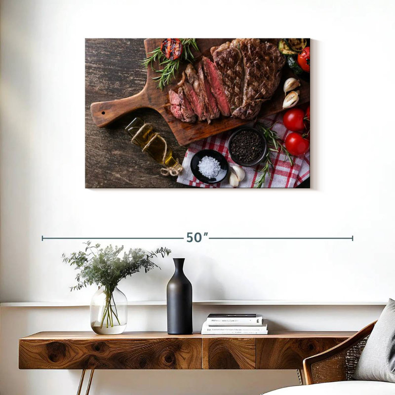 Yarlin Sliced Beef Steak, 24" H x 36" W