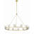12 - Light Dimmable Wagon Wheel Chandelier