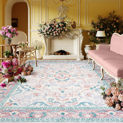 Tapis lavable Watte pour salon Vintage Watte