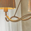 Wrangler 3lt Pendant light finished and Raffia-103222542