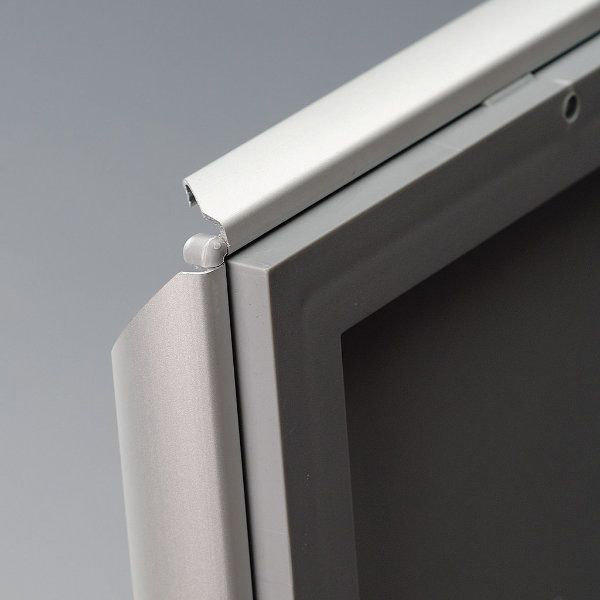 Silver Aluminum Rectangular Wall Mount Poster Frame Set