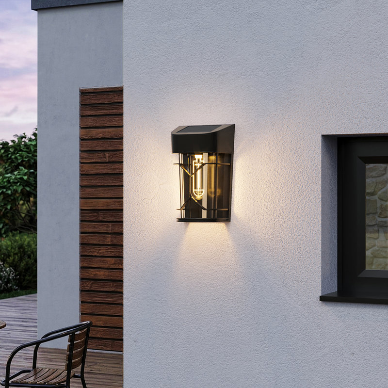 9cm LED Solar Powered 4 - Bulb Standard String Light