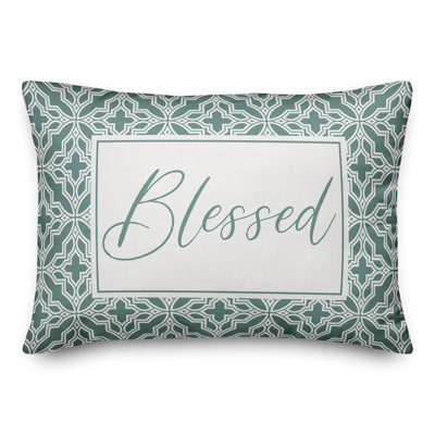Housse de coussin rectangulaire d'extérieur Blfo Quatrefoils