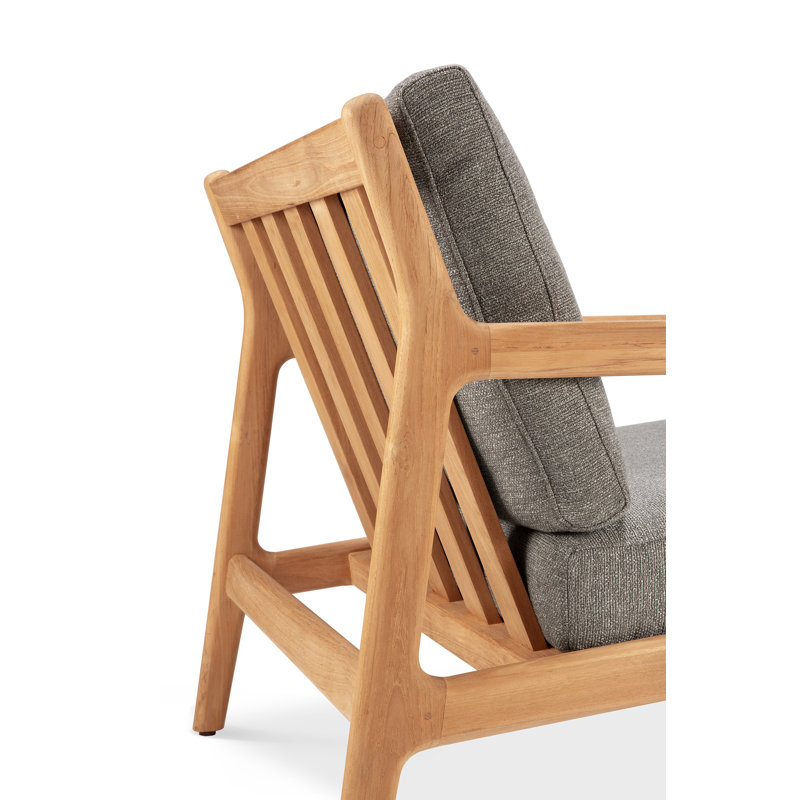 Jack Outdoor Teak Lounge Chair, Brown/Mocha