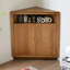 Armoire de coin moderne à 2 portes avec tablette de rangement réglable Asante