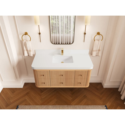 Chêne flottant Hampton X P 22 po De salle de bain Quartz