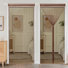 2 pièces 39 x 78 pouces rideaux de rideaux décoratifs de porte à rideaux