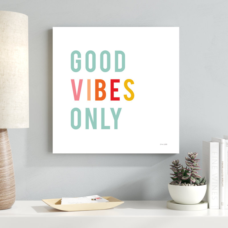 Good Vibes Only Pastel, H 20 po x l 20 po