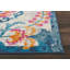 Tapis à motif floral ivoire / orange / bleu Verda-1481519037