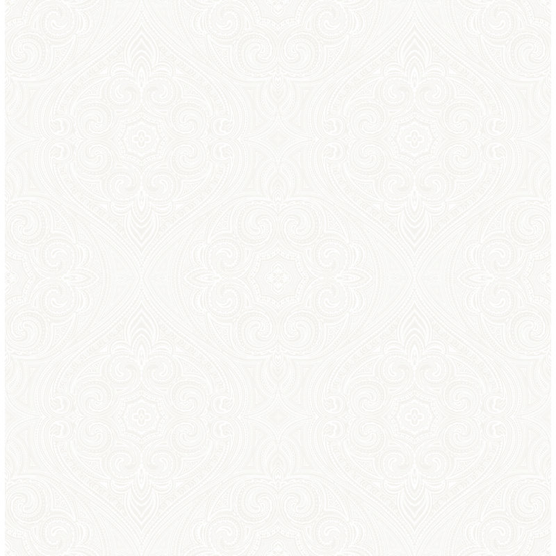 Octave 10m x 53cm Wallpaper Roll, White