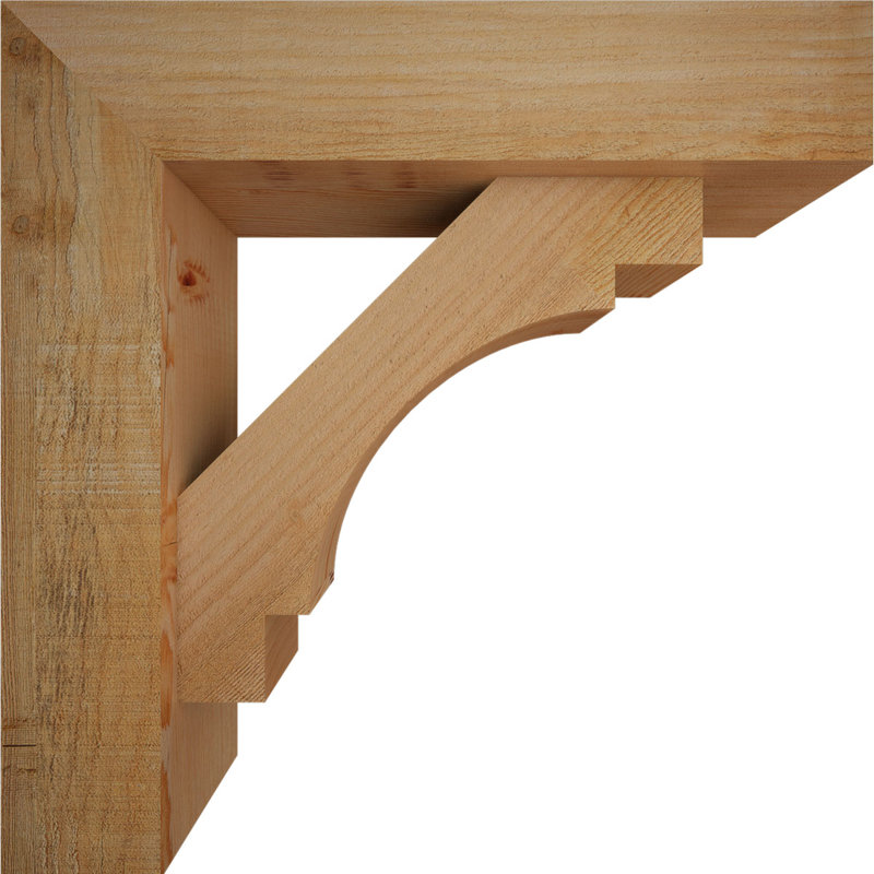 Support Merced Block avec support décalé, 22 X 22, Sapin Douglas de l 6 po (scié brut)